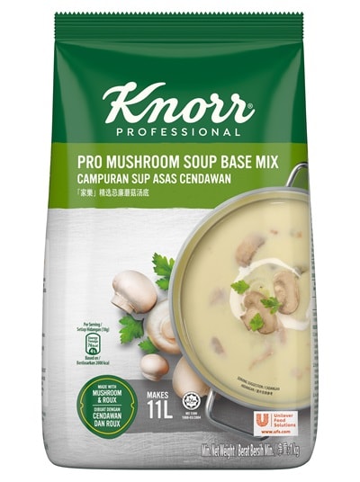 Knorr Pro Mushroom Soup Base Mix 1kg - 